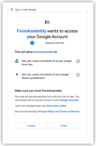 fa access granted
