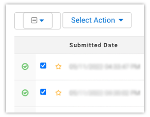 select responses checkboxes