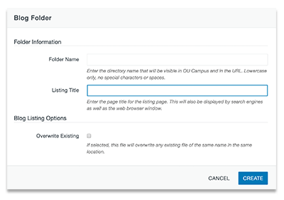 blog listing screenshot