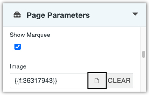 image area with dependency tag