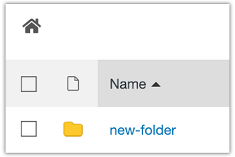 top level folder