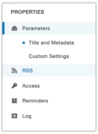 properties rss