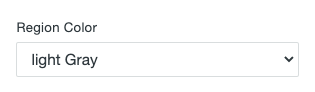region color dropdown
