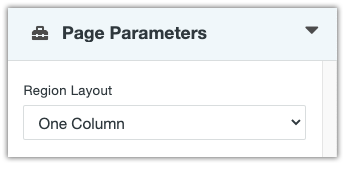 region layout dropdown