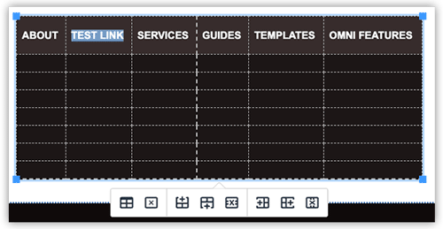add link to header column